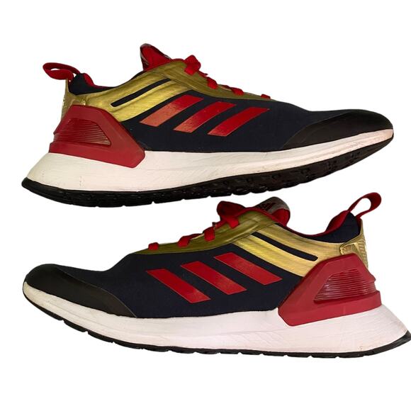 Adidas X Avengers Captain Marvel Rapidarun Sneakers Size 3 G27549 - Picture 6 of 10